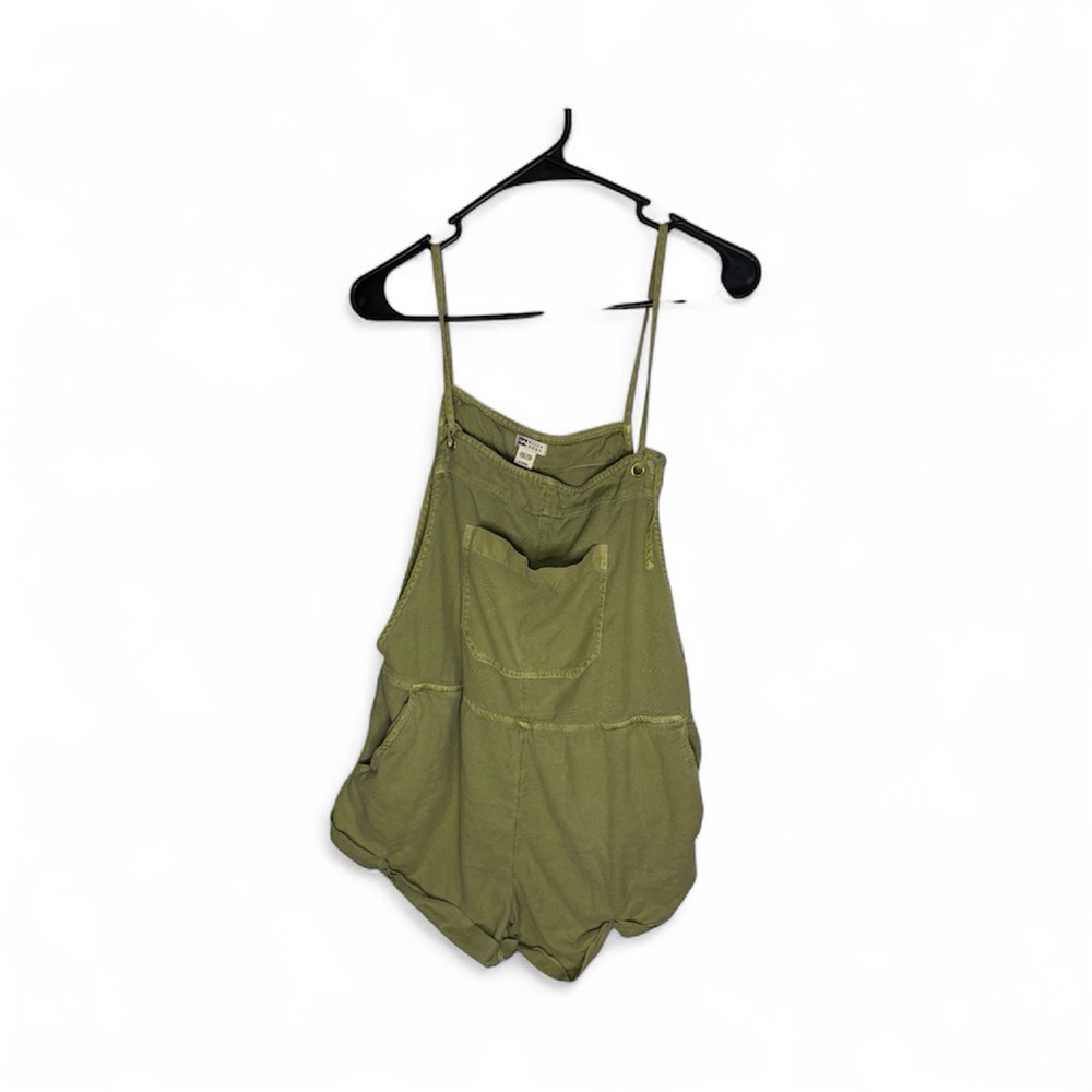 Billabong Olive Green Short Overalls